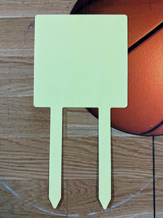 Sublimation yard marker Blank 7.75x15.8