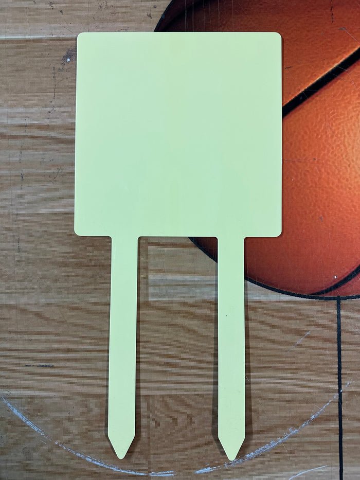 Sublimation yard marker Blank 7.75x15.8