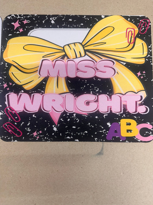 Custom mouse pad