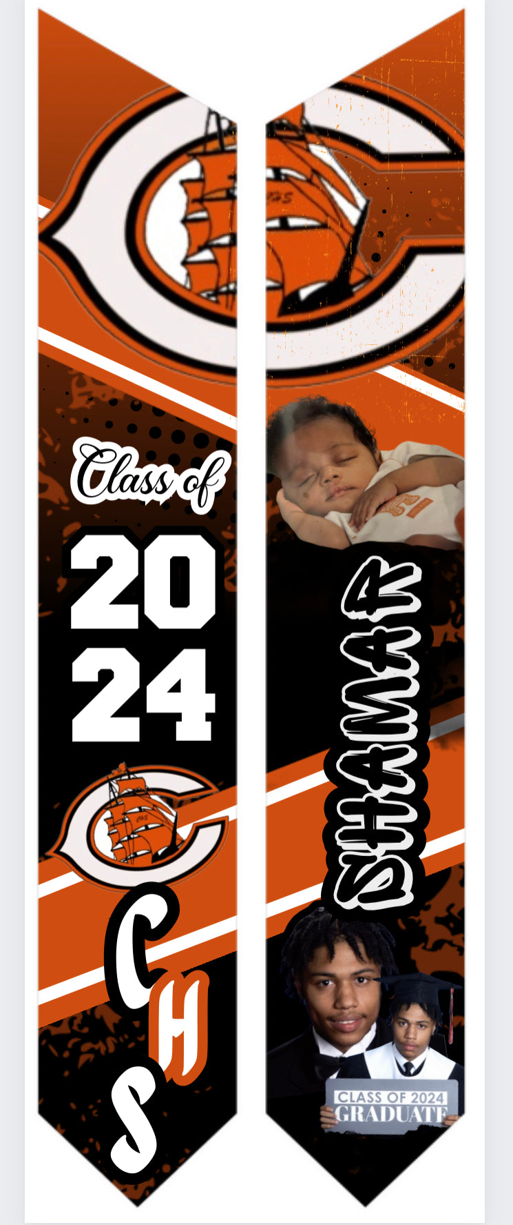 Sublimation stole prints