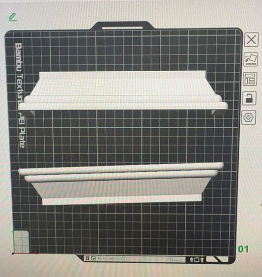 top shelf and bottom shelf