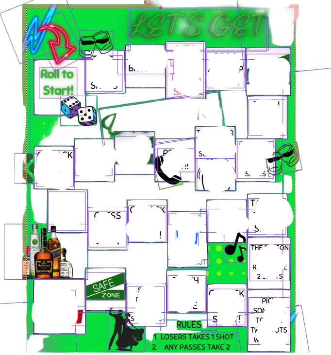 3 editable board game template